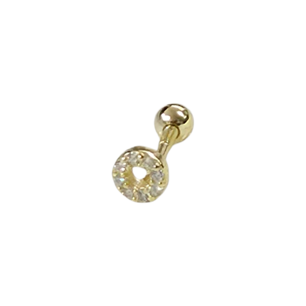4 MM ÇEMBER GÜMÜŞ TRAGUS PIERCING