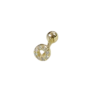 4 MM ÇEMBER GÜMÜŞ TRAGUS PIERCING