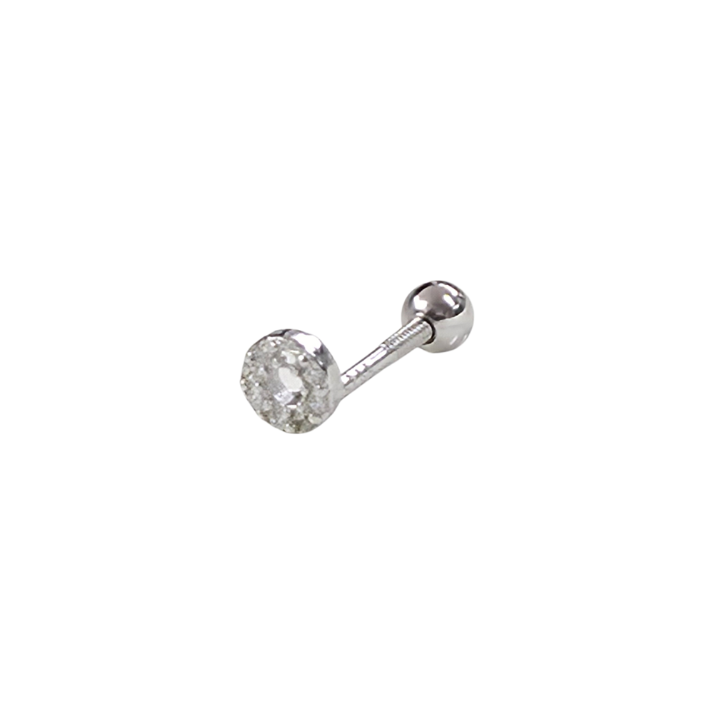 4 MM ÇEMBER GÜMÜŞ TRAGUS PIERCING
