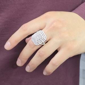 2,1 MM BÜYÜK BAGET GÜMÜŞ YÜZÜK