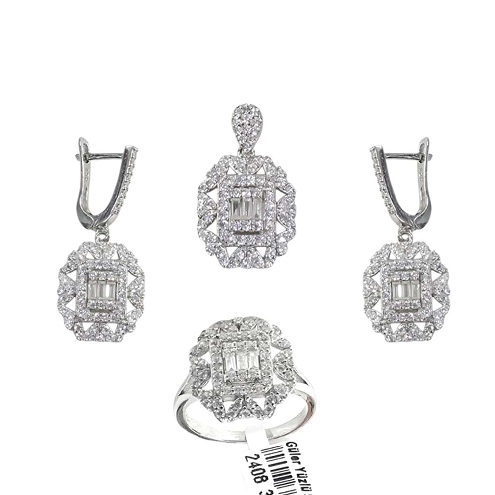İTHAL BAGET MONTÜR 15 MM GÜMÜŞ ÜÇLÜ SET