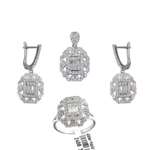 İTHAL BAGET MONTÜR 15 MM GÜMÜŞ ÜÇLÜ SET