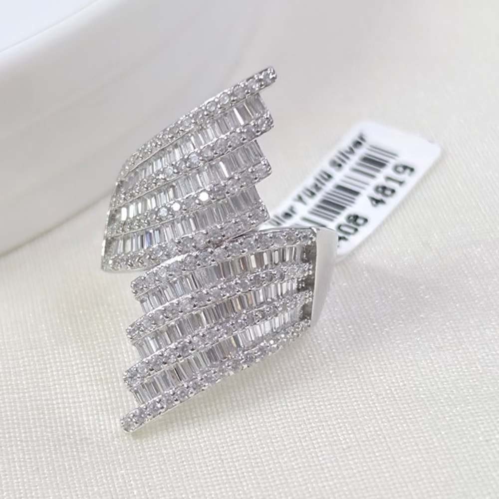 İTHAL BAGET KANAT 33 MM GÜMÜŞ YÜZÜK