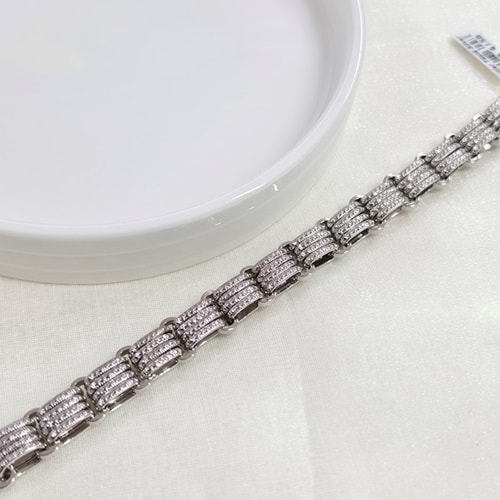XUPING 7 MM HALKALI BİLEKLİK 18+3 CM BEYAZ