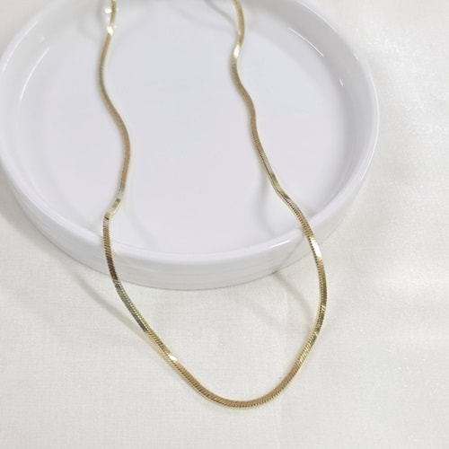 XUPING 2 MM KARE ZİNCİR KOLYE 50 CM GOLD