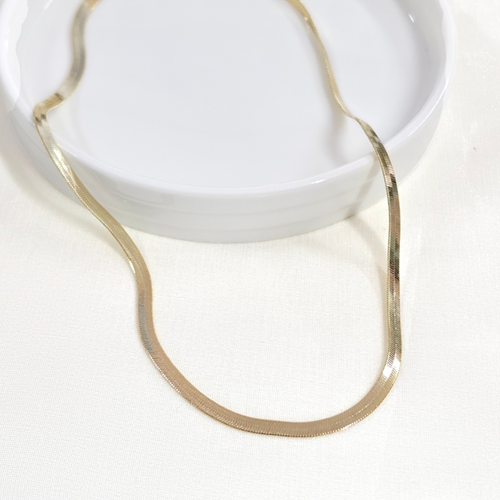 XUPING 4 MM YASSI ZİNCİR KOLYE 55 CM GOLD