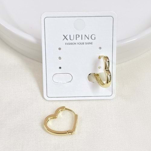 XUPING 15 MM KALP HALKA KÜPE GOLD