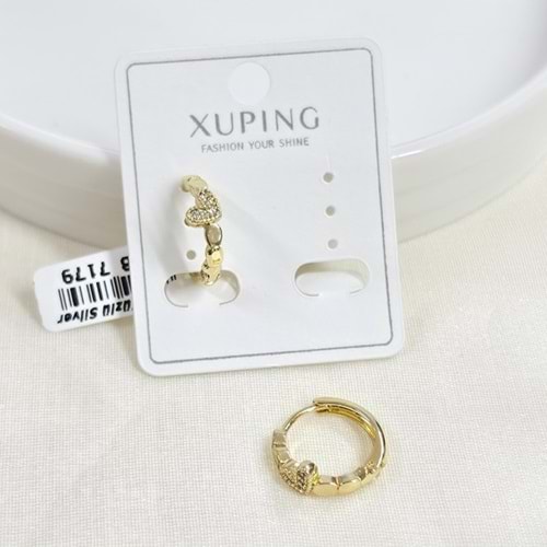 XUPING 12 MM KALP HALKA KÜPE GOLD