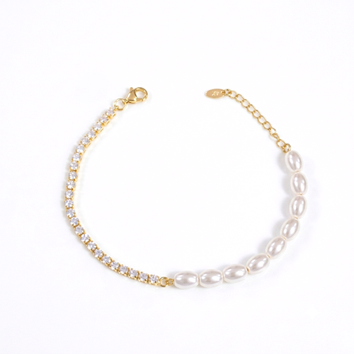 XUPING İNCİ SU YOLU BİLEKLİK 18+3 CM GOLD