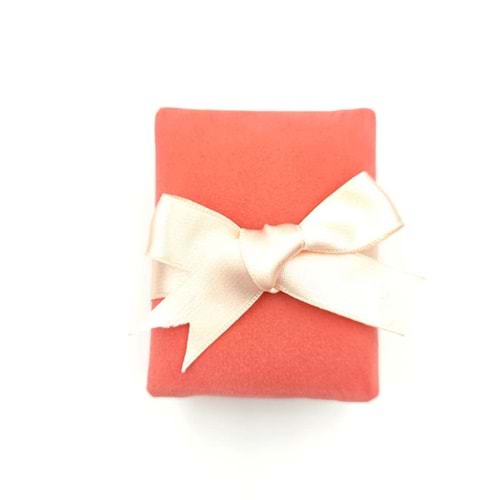 KURDELALI KADİFE KOLYE VE SET KUTUSU - SOMON