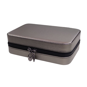 BÜYÜK MÜCEVHER TAKI ÇANTASI 21x14x6 CM - GRİ