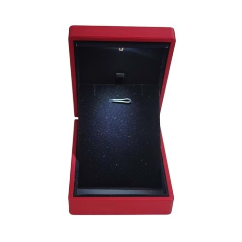 İTHAL IŞIKLI KOLYE KUTUSU - KIRMIZI