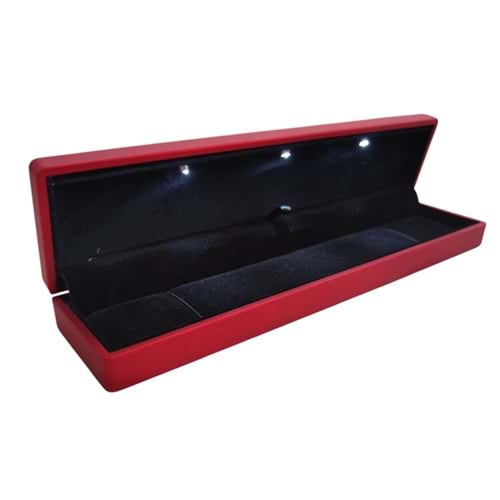 İTHAL IŞIKLI BİLEKLİK KUTUSU - KIRMIZI