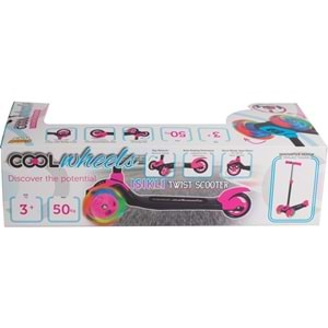 COOL WHEELS 3+ TWIST IŞIKLI SCOOTER - MAVİ