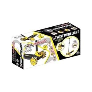 COOL WHEELS 3+ TWIST IŞIKLI SCOOTER - SARI