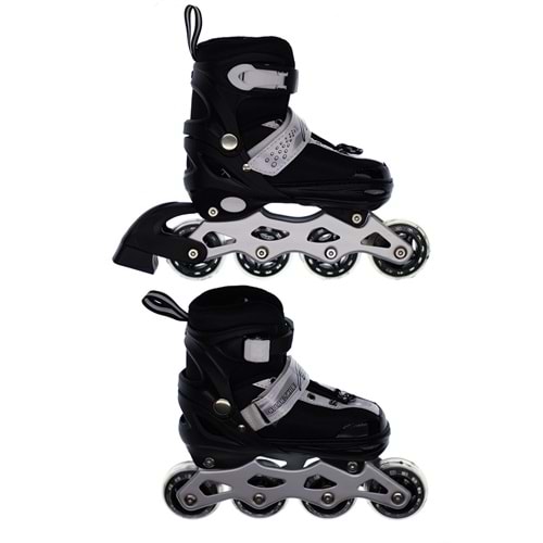 ERDEM AYARLANABİLİR PATEN - SİYAH - 31-34