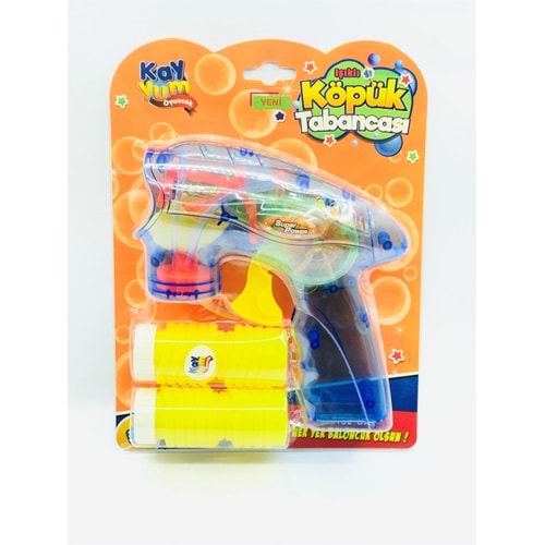 KAYYUM BÜYÜK IŞIKLI KÖPÜK TABANCA 6010