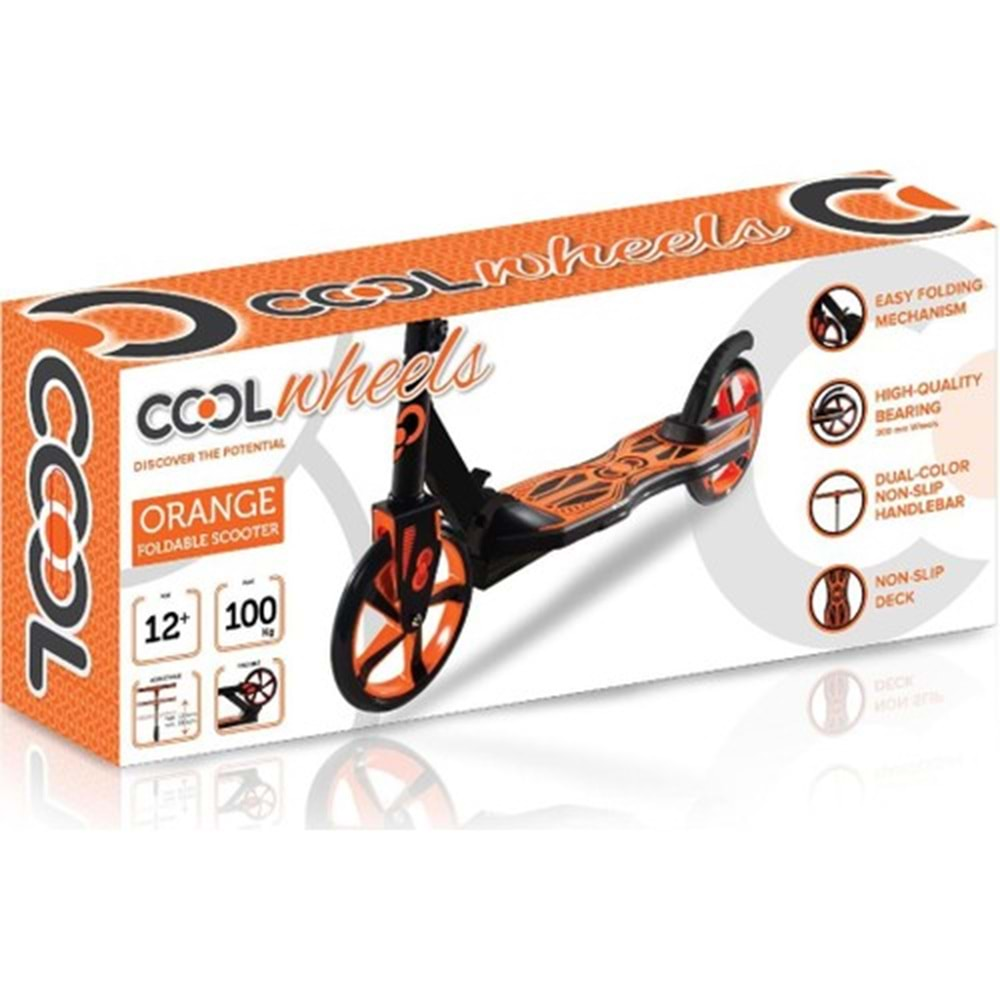 COOL WHEELS 12+ KATLANIR 2 TEKER SCOOTER - TURUNCU