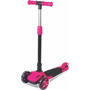 COOL WHEELS TULPAR 4+ IŞIKLI KATLANIR SCOOTER - PEMBE
