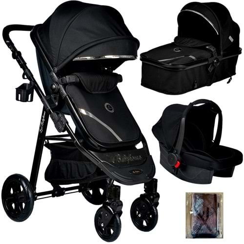BABY HOME 940 CORSO TRAVEL SİSTEM BEBEK ARABASI - SİYAH