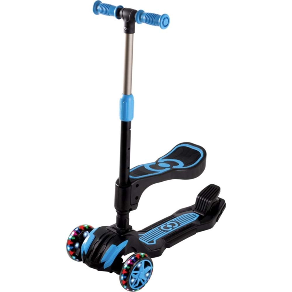 COMBO COOL WHEELS SCOOTER OTURAKLI - MAVİ