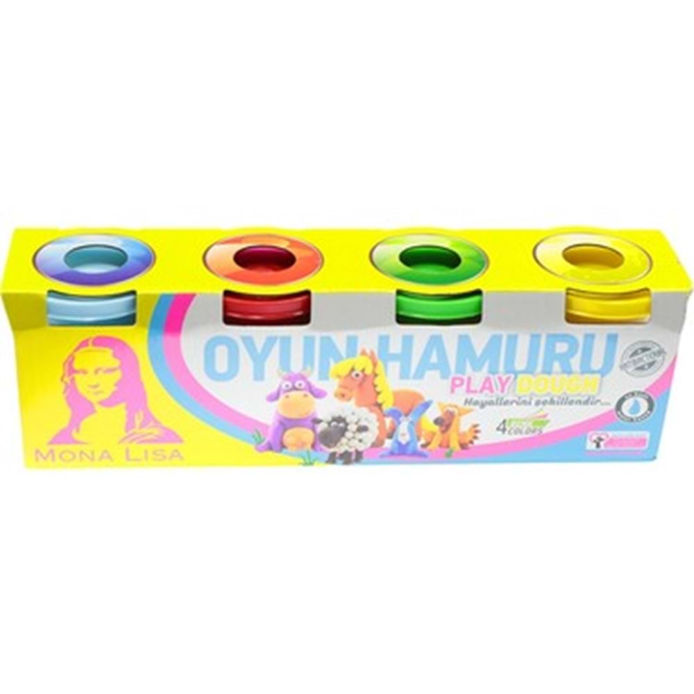 PLAY DOUGH MONALISA SÜDOR 4 LÜ HAMUR
