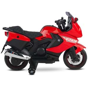 BABYHOPE 438 XMX 316 AKÜLÜ MOTOSİKLET 12V - KIRMIZI
