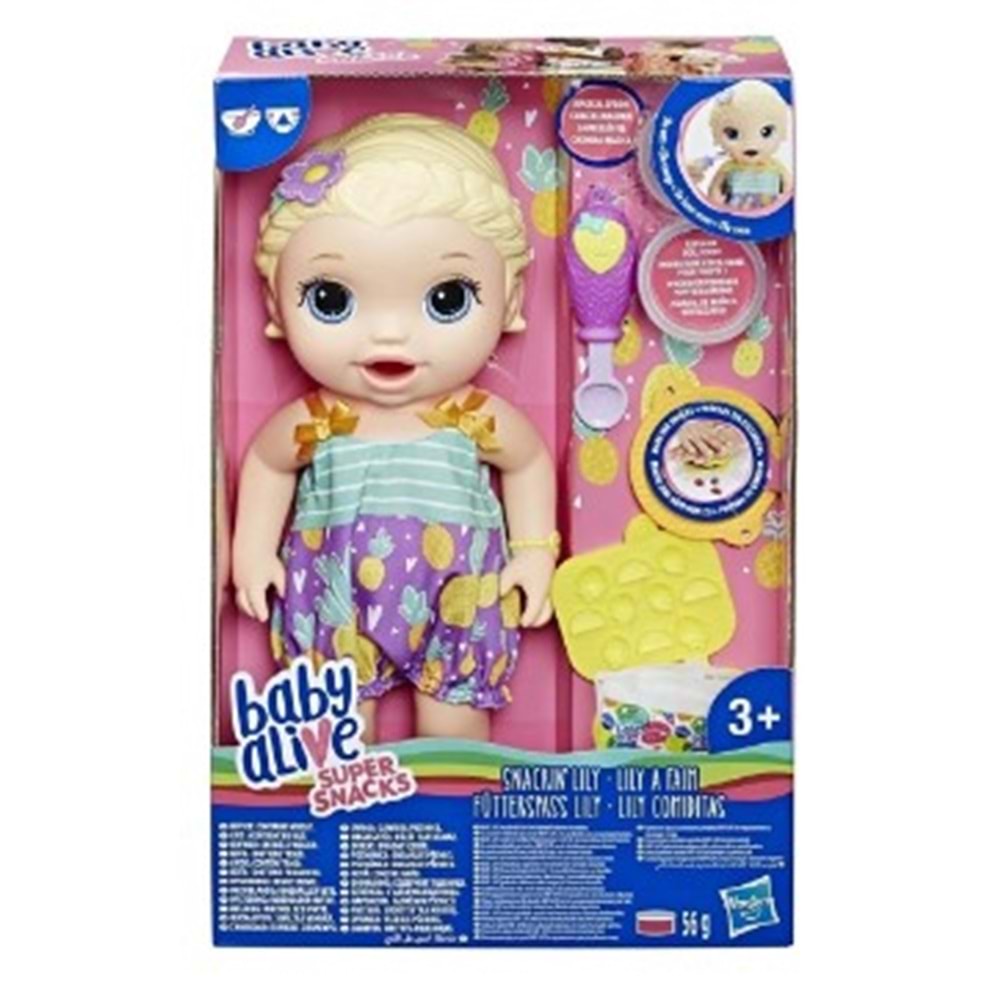HASBRO BABY ALİVE LİLY İLE MAMA EĞLENCESİ E5841