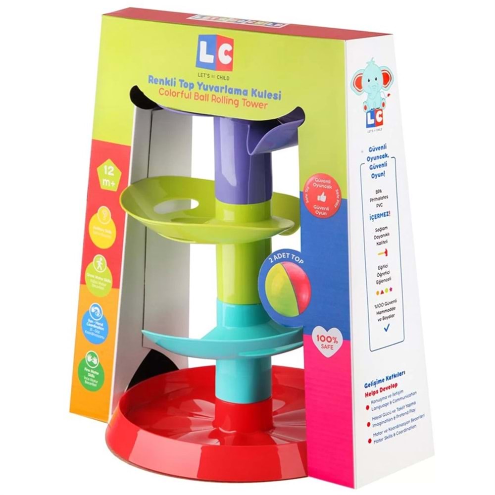 ENFAL LC-30956 RENKLİ TOP YUVARLAMA KULESİ