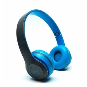 GLR TECH P47 WIRELESS BLUETOOTH KULAKLIK 5.0+EDR - MAVİ
