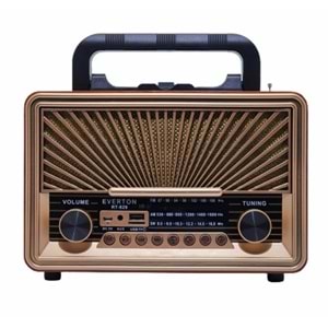 Everton RT-829 Bluetooth-USB-SD-FM-Tf Card Kumandalı Nostaljik Radyo