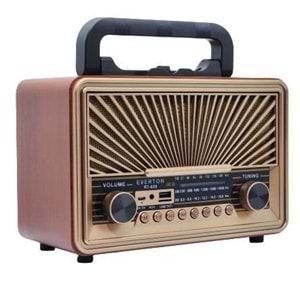 Everton RT-829 Bluetooth-USB-SD-FM-Tf Card Kumandalı Nostaljik Radyo