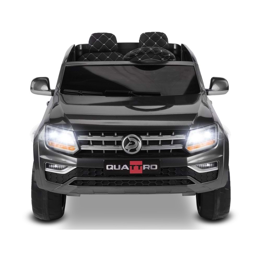 BABYHOPE 441 QUATTRO 4*4 2X12V 9AH AKÜLÜ ARABA - FÜME METALİK