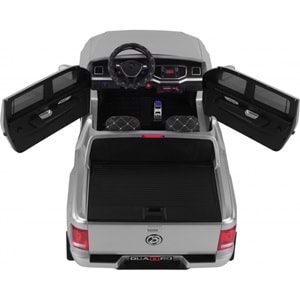 BABYHOPE 441 QUATTRO 4*4 2X12V 9AH AKÜLÜ ARABA - GRİ METALİK
