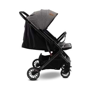 BABYHOPE BH-3180 BELLA ÇİFT YÖNLÜ KABİN BEBEK ARABASI - GRİ