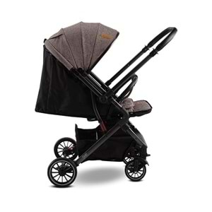 BABYHOPE BH-3180 BELLA ÇİFT YÖNLÜ KABİN BEBEK ARABASI - KAHVERENGİ