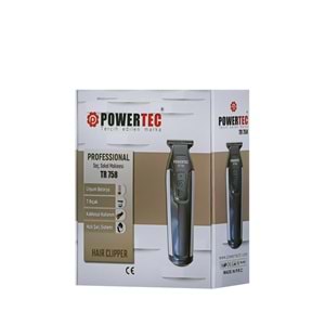 POWERTEC TR-758 ŞARJLI SAKAL KESME MAKİNESİ