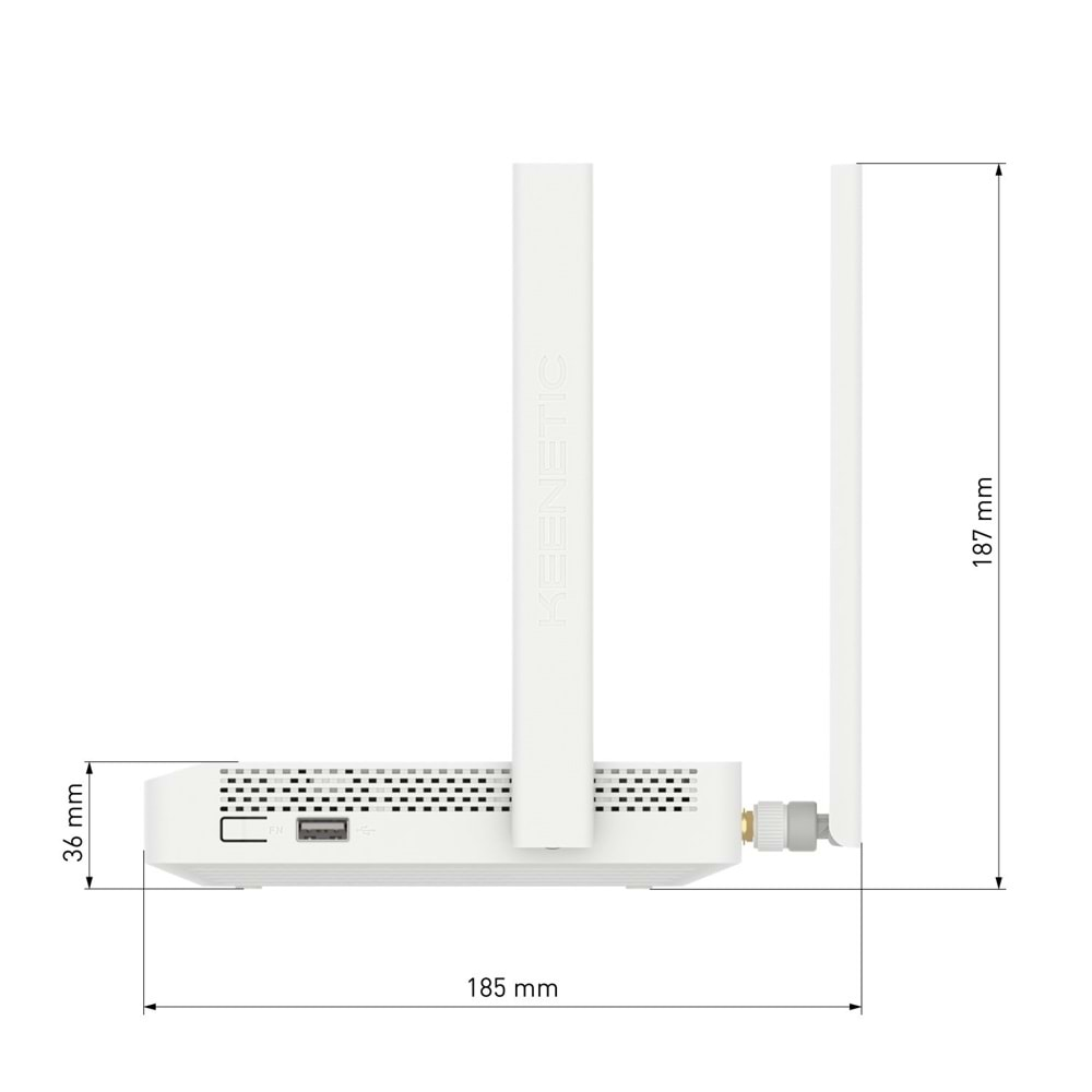 KEENETIC SKIPPER 4G AC1200 MESH Wİ-Fİ 5 4G/LTE CAT.4 SIM KART TAKILABİLEN MODEM ROUTER, FİBER DESTEKLİ GİGABİT ETHERNET PORTLARI VE USB PORTU