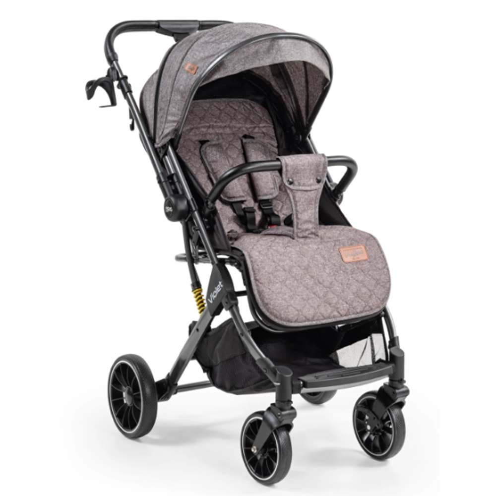 BABY2GO 2421 VIOLET ÇİFT YÖNLÜ BEBEK ARABASI - SİYAH