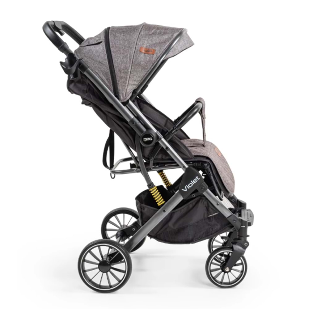 BABY2GO 2421 VIOLET ÇİFT YÖNLÜ BEBEK ARABASI - SİYAH