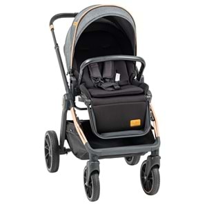 BABY2GO 2340 NAPOLI TRAVEL BEBEK ARABASI - GRİ