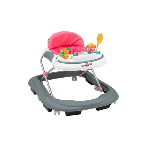 BABY2GO TOODLE LÜKS YÜRÜTEÇ - PEMBE