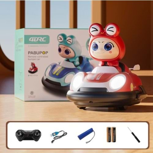 UZK İKİLİ ÇARPIŞAN ARABA ŞARJLI 4D-E1