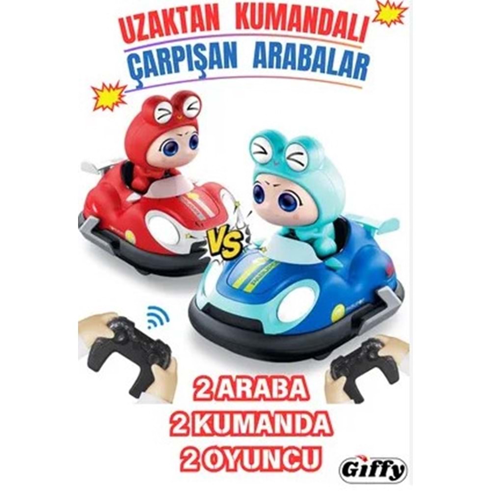 UZK İKİLİ ÇARPIŞAN ARABA ŞARJLI 4D-E1