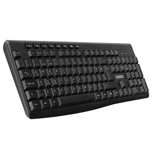 EVEREST KM-719 SİYAH KABLOSUZ Q KLAVYE + MOUSE