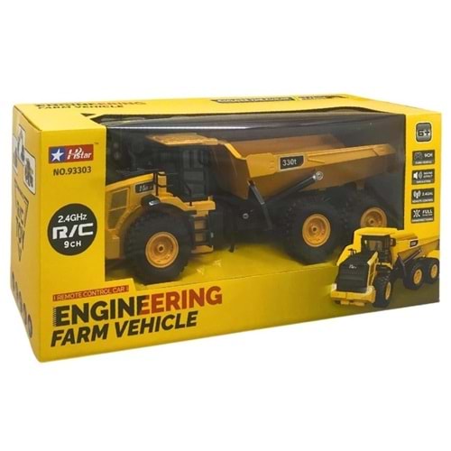 ŞARJLI UZAKTAN KUMANDALI DAMPERLİ İŞ KAMYONU 93303 *10