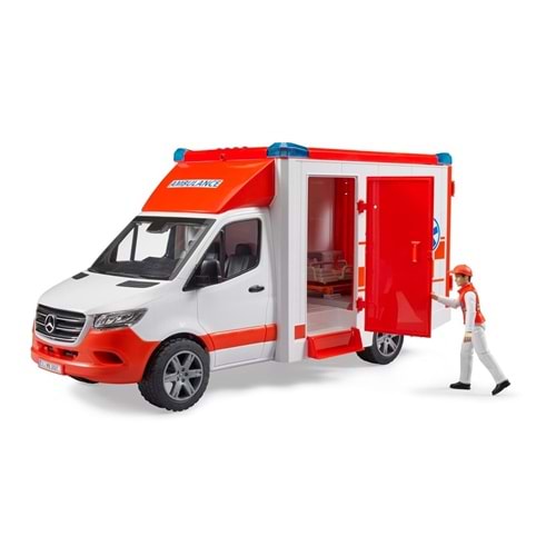 Bruder MB Sprinter Sirenli Ambulans Ve Ekibi 02676