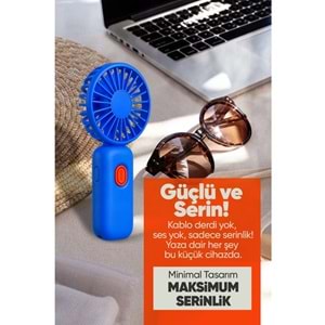 TURBO MİNİ ŞARJLI EL FANI VANTİLATÖR