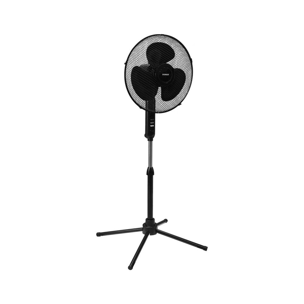 EVEREST FAN10 ECOWIND 45W SİYAH 16 INCH 3 KADEME VANTİLATÖR