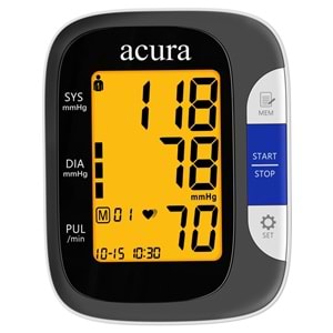 ACURA AC-493 ŞARJLI KOLDAN TANSİYON ÖLÇÜM CİHAZI